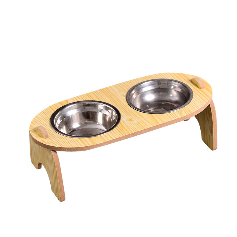 Boîte De Nourriture Pour Chien En Bois – Jeu D’imitation Erzi – 16 Pièces – Fabrication Allemande – Hêtre Laqué