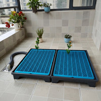 Grande litière pour chien avec tuyau d'évacuation