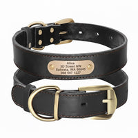Collier pour chien en cuir personnalisable