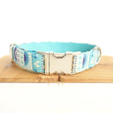 Collier pour chien personnalisable avec motifs paisley