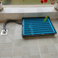 Grande litière pour chien avec tuyau d'évacuation