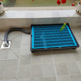 Grande litière pour chien avec tuyau d'évacuation