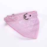 Adjustable dog bandana collar