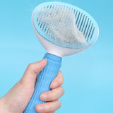 Brosse pour chien autonettoyante