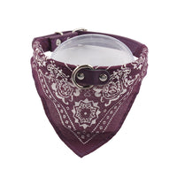 Adjustable dog bandana collar