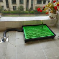 Grande litière pour chien avec tuyau d'évacuation