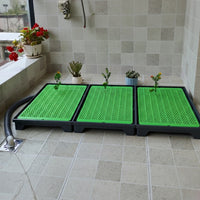 Grande litière pour chien avec tuyau d'évacuation