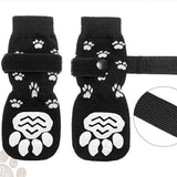 Chaussons antiglisse avec bande ajustable pour chien