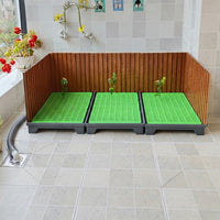 Grande litière pour chien avec tuyau d'évacuation