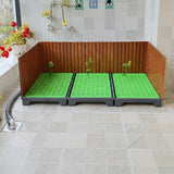 Grande litière pour chien avec tuyau d'évacuation