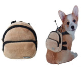 Cartable mignon en flanelle pour petit chien