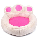 Coussin moelleux pour chien en forme de pattes