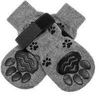 Chaussons antiglisse avec bande ajustable pour chien