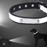 Collier pour chien personnalisable en tissu réfléchissant