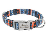 Collier pour chien imprimé