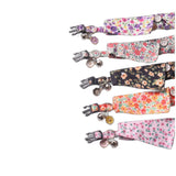Floral bandana dog collar