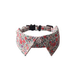 Floral bandana dog collar