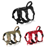 Harnais anti-traction ajustable 3 points pour chien