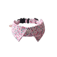 Floral bandana dog collar