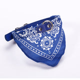 Adjustable dog bandana collar