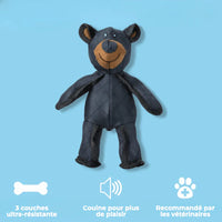 Peluche à mâcher ultra-résistante pour chien