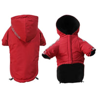 Kway chaud et réfléchissant en coton pour chien