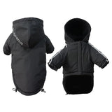 Kway chaud et réfléchissant en coton pour chien