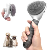 Brosse pour chien autonettoyante