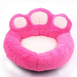 Coussin moelleux pour chien en forme de pattes