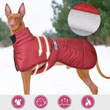 Manteau d'hiver chaud réfléchissant pour chien