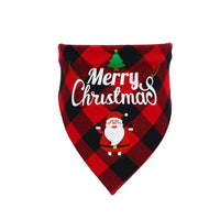 Bandana noël pour chien , de couleur  rouge avec une petite sapin de noël et d'écriture Merry Christmas