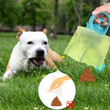 Distributeur de sac avec ramasseur de crottes pour chien