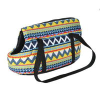 Sac de transport pour chien à motifs