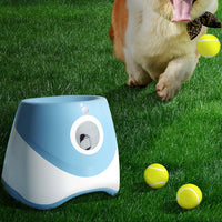 Lanceur de balle automatique coloré pour chien