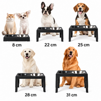 Rehausseur de gamelle pour chien à ventouse