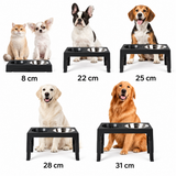 Rehausseur de gamelle pour chien à ventouse