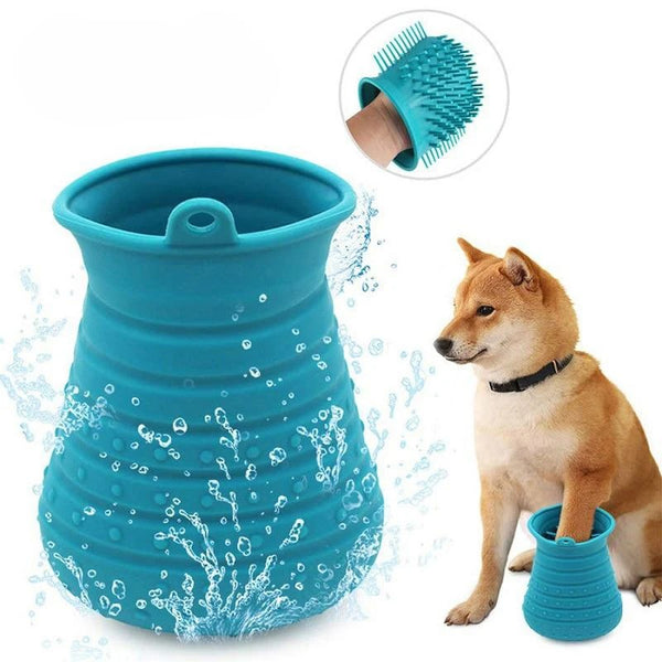 nettoyant pour pattes de chien bealy Grand / Lave-patte pour chien Petite  Nettoyant pour pattes de chien portable facile à utiliser Lave-pied pour
